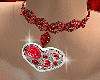 (MI) Necklace Heart Rubi