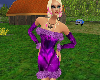 (Fe)Purple fluffy dress