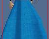 long blue skirt