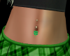 Shamrock Belly Piercing