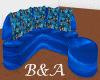 [BA] Dolphin Blue Sofa