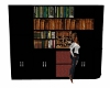 blk brown library/wall