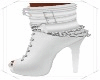E~D White Ankle Boots