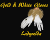 Gold & White Gloves