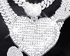Icy Emerald Cut Heart