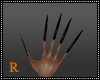 Black Long Nails