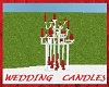 Wedding Candles red whit