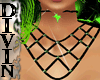 Flame Lime Necklace