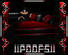 Red Leopard Corner Chair