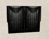Black sparkle curtains