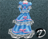 Frilly Victorian drs blu