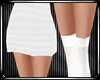 White Skirt + Stockings