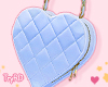🦋 Blue heart bag