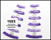 v. Purple Drop Earrings