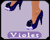 (V) Blue heels