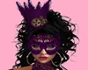 Mask Purple w Pearls