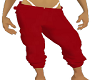 red gaucho pants