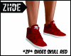*ZP* Shoes Skull Red