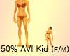 50% AVI Kid (F/M) w Tri