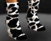 Leopard Shoes B&W