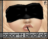 :a: Black PVC Blindfold