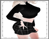 (OM)Sweater Skirt Black