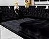 K45 Couch Black Leather