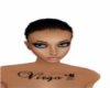 Virgo chest tattoo