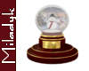 MLK Snowman Snow Globe