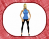 CAZ BLUE TOP