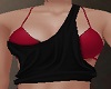 NK  Black / Red Sexy Top