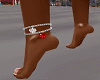 heart anklet