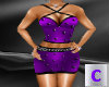 Purple Heart Skirt Set