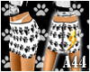 [A44]KittyPawPrint skirt