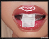 Ice on lips