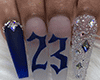 Blue Diamond Nail