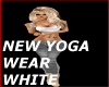 NEW YOGA WEAR WHITE& GRE