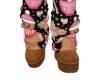 xmas bootie boots