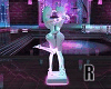 Pink Neon Girls Statue