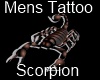 Mens Scorpion Belly Tatt