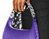 YALLA Chain Purse Purple