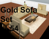 Gold Sofa Set
