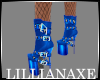 [la] Blue cross boots