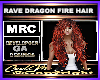 RAVE DRAGON FIRE HAIR