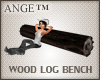 Wood Log Bench for 3