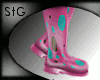 [StG] Rainy | Pink Boots