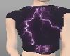 Purple lightning top