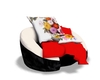 Black-White-Red Couch