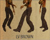 (CB) LV Brown Pants