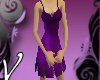 (V) purple dance dress